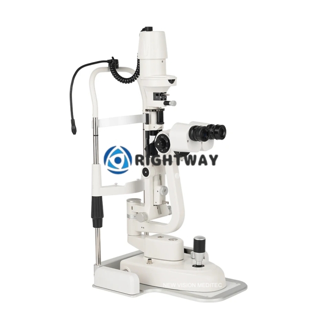 Hot-sale LS-5x Offers 5 Step Magnification From 6X to 40X Adjustable Slit Width Ergonomic Design Ophthalmology Slit Lamp
