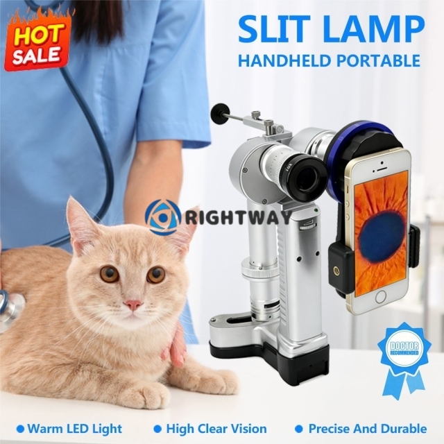 Wholesale HSL-3 Portable Handheld Binocular Slit Lamp Cost-effective Ophthalmology Equipment for Optical Shop & Eye Hospital