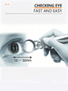 Portable Pocket Slit Lamp 5X Magnification With LED Light Full Aluminum Sterilizable