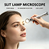 Portable Pocket Slit Lamp 5X Magnification With LED Light Full Aluminum Sterilizable