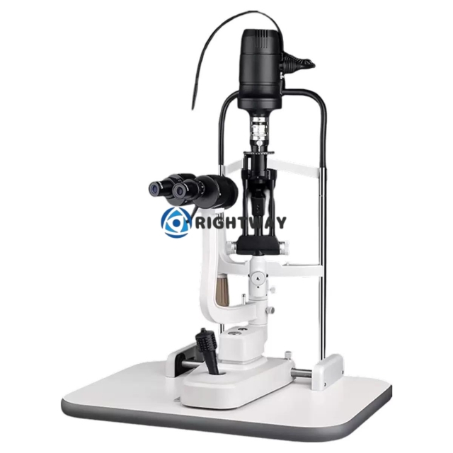 CE Certified Optical Instruments Converging Stereoscope Microscope Ophthalmic Slit Lamp Microscope with Lamp Cap