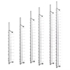 Easy Wall Mounted Aluminum Alloy Optical Frame Displays Eyeglass Display Rod Stand for Optical Shops