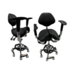 Adjustable Saddle Seat Chair Saddle Chair Swivel Lift Stool for Lashing Chair for for Lashing Saddle Stool for Lashing